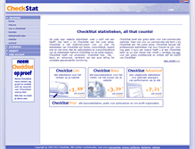 Tablet Screenshot of checkstat.nl